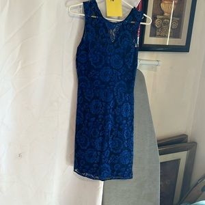 16 blue lace dress  size 0